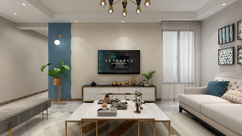 現(xiàn)代案例效果圖